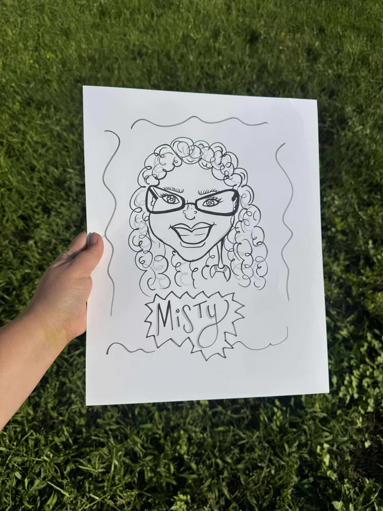 Caricature Artist Dallas Plano Texas - Live Party Entertainment Caricature Drawing for Birthday Parties Corporate Events